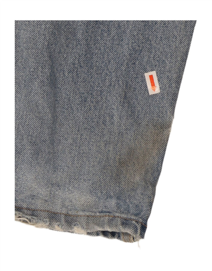 Męskie proste dżinsy Wrangler W36 L29 Niebieskie bawełniane