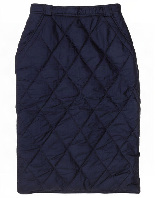 Damska wyściełana spódnica midi z wysokim stanem Belfe UK 12 Medium W24 Granatowa