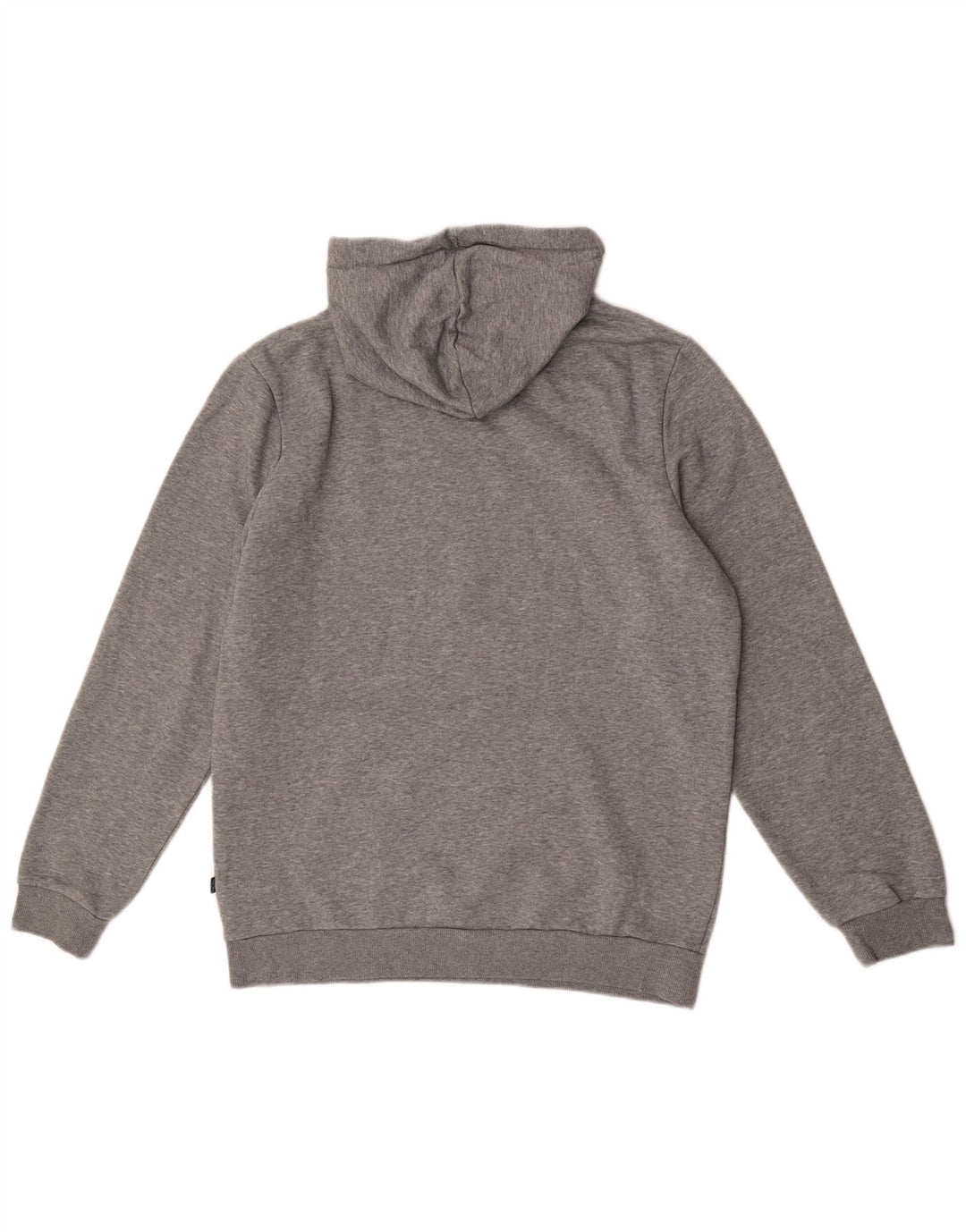 Męski sweter z kapturem Puma z grafiką, średnioszary, bawełniany w cętki