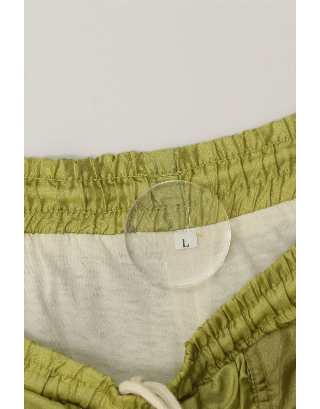 Męskie spodnie dresowe w stylu vintage, duże, zielone bloki kolorów