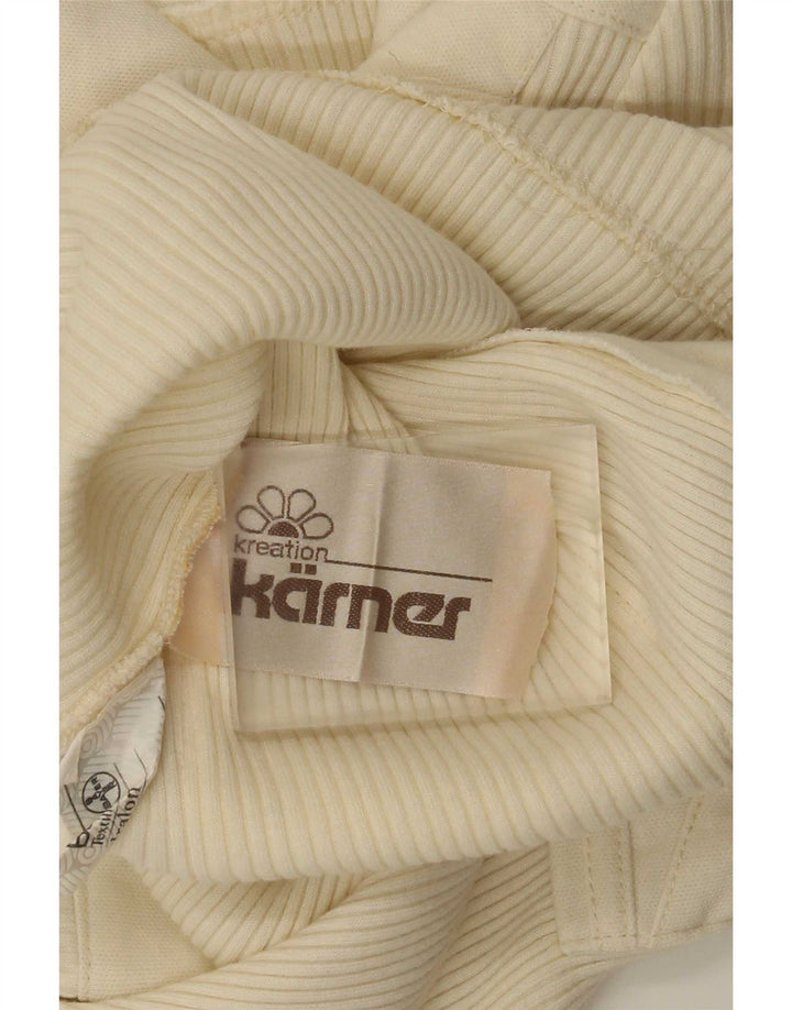 Damski sweter kardigan z krótkim rękawem Karner IT 40 Small Off White