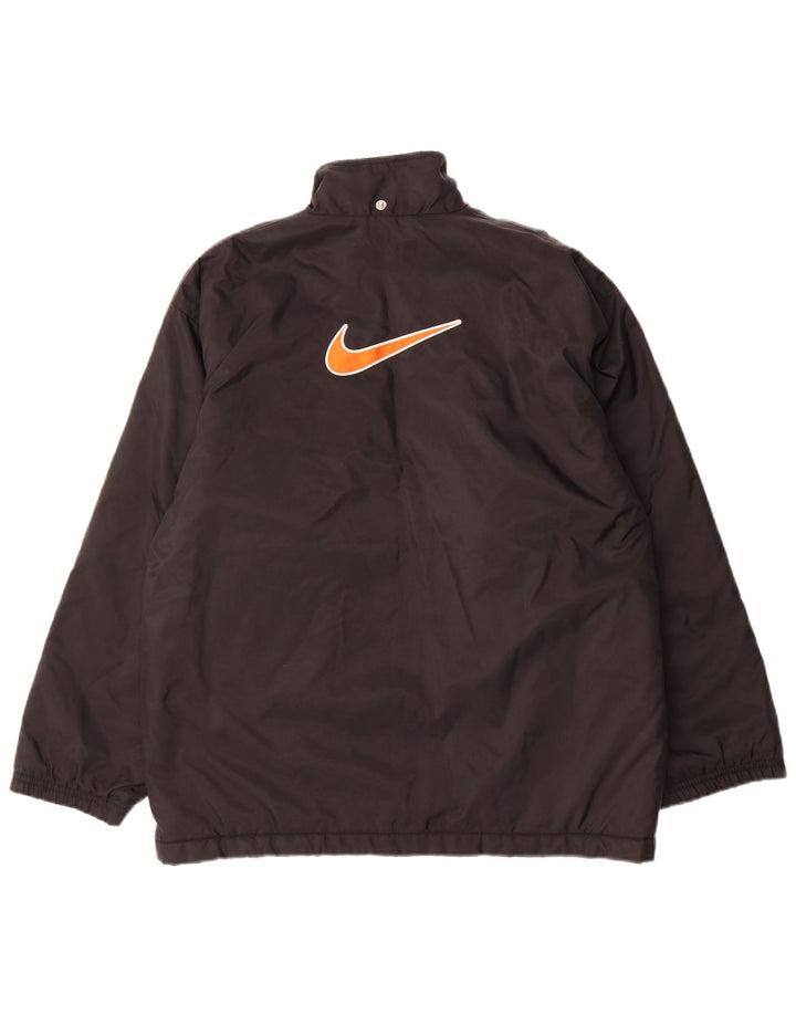 Chłopięca wiatrówka Nike z grafiką na 12-13 lat, duża, czarna, nylonowa