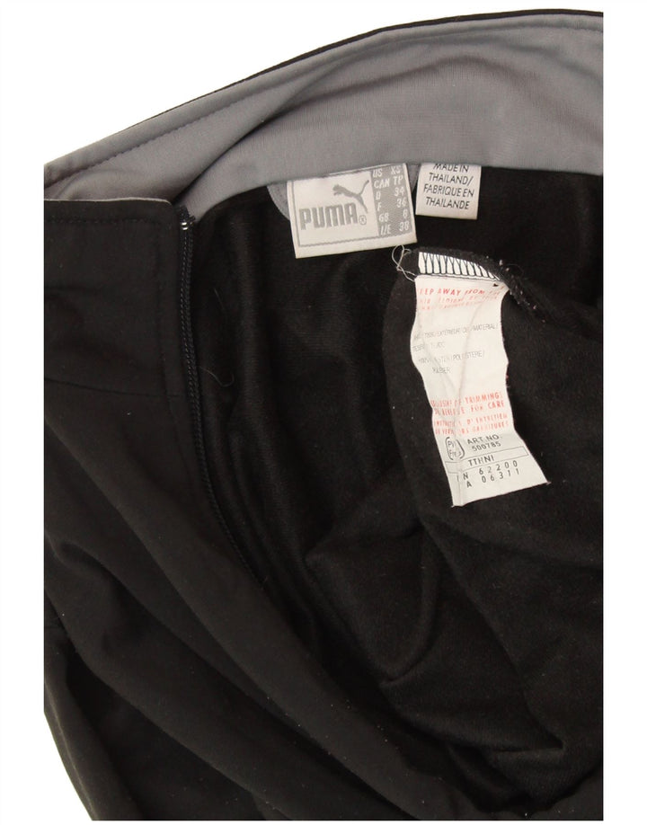 Damska kurtka dresowa PUMA UK 8, mała czarna, poliester z blokami kolorów