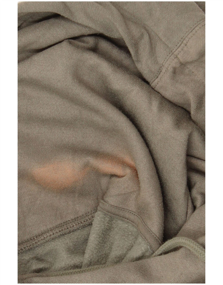 Damski sweter oversize z kapturem Topshop, UK 16, duży, khaki, poliester
