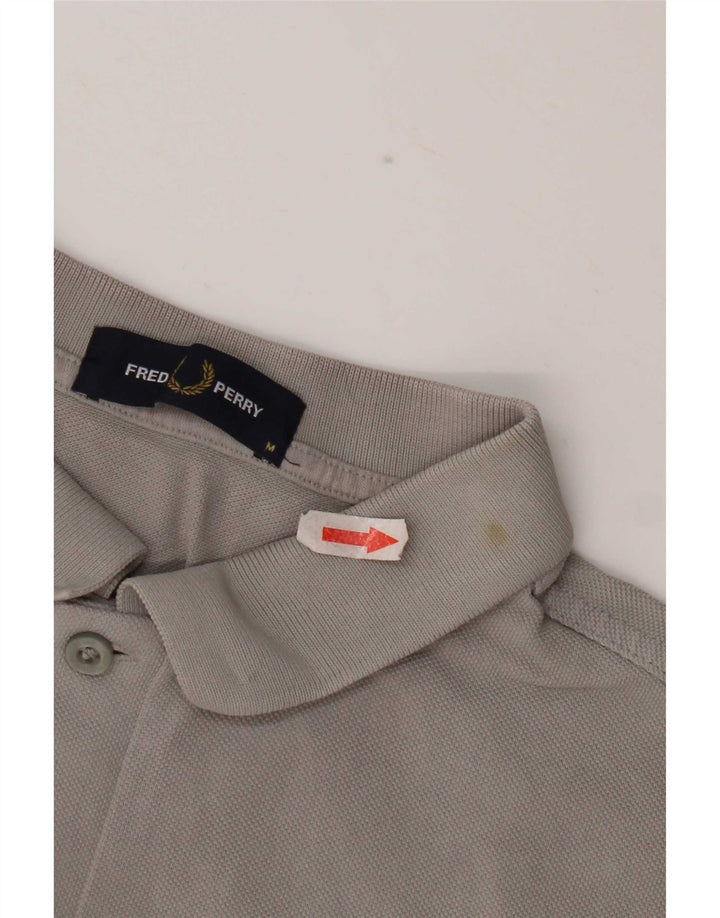 Męska koszulka polo Fred Perry, średnia szara bawełna
