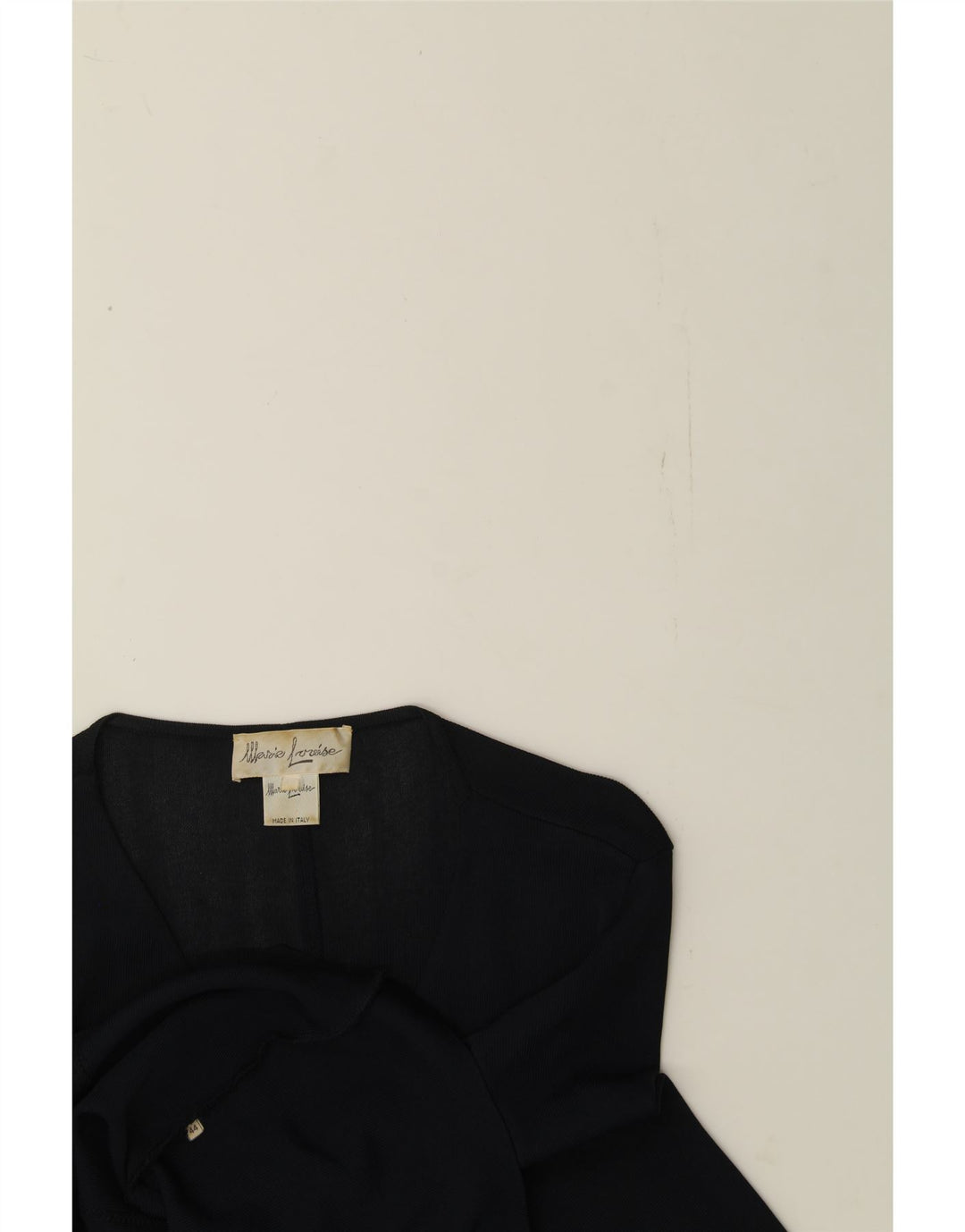 VINTAGE Womens Double Breasted Blazer Jacket IT 44 Medium Navy Blue Vintage Vintage and Second-Hand Vintage from Messina Hembry 