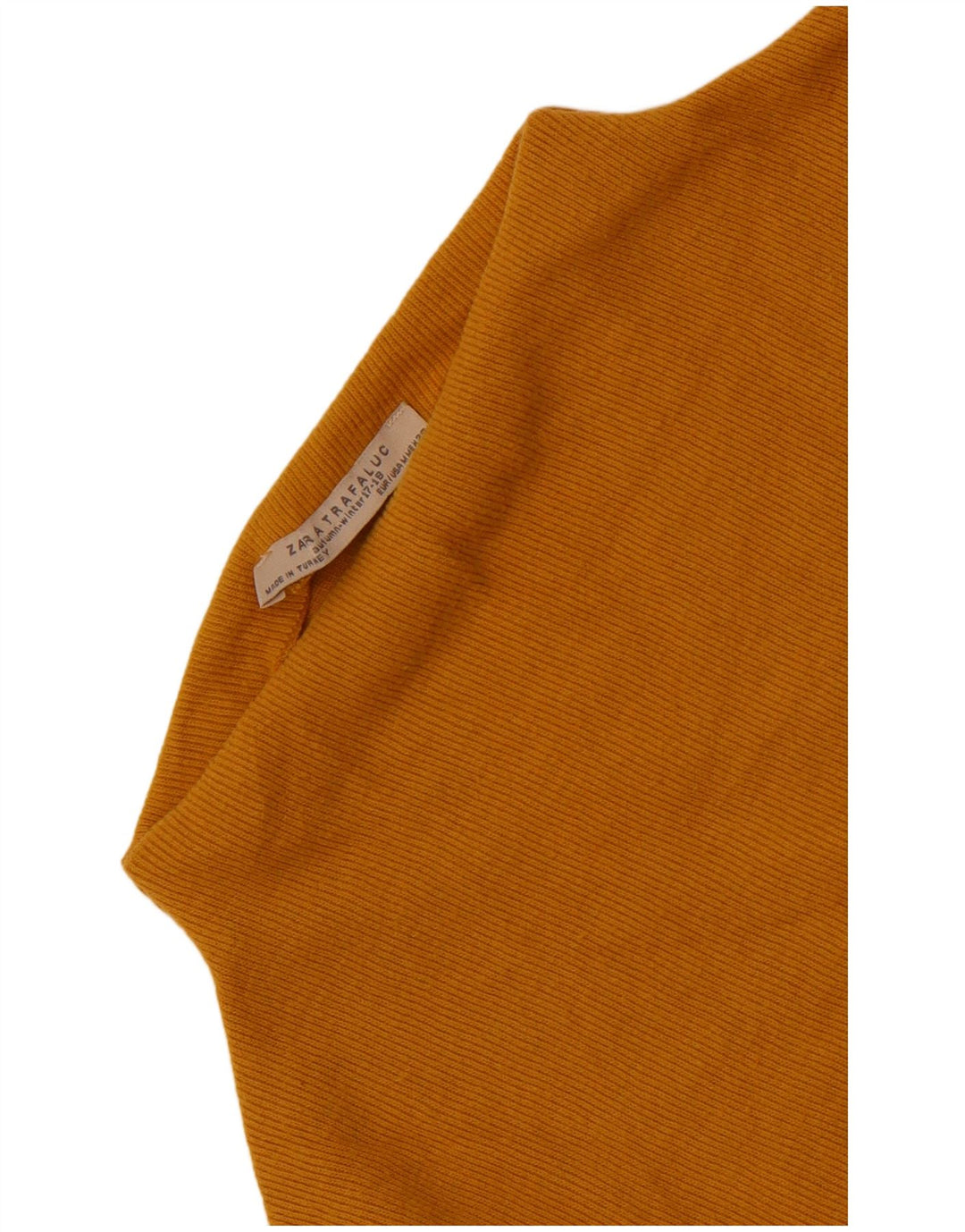 Sweter damski Zara z golfem UK 12, średni żółty