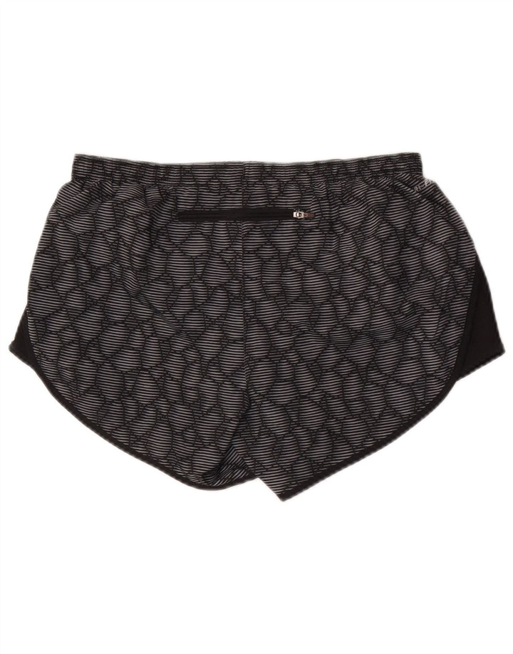 Damskie spodenki sportowe Nike Dri Fit UK 10, mały, szary, geometryczny poliester