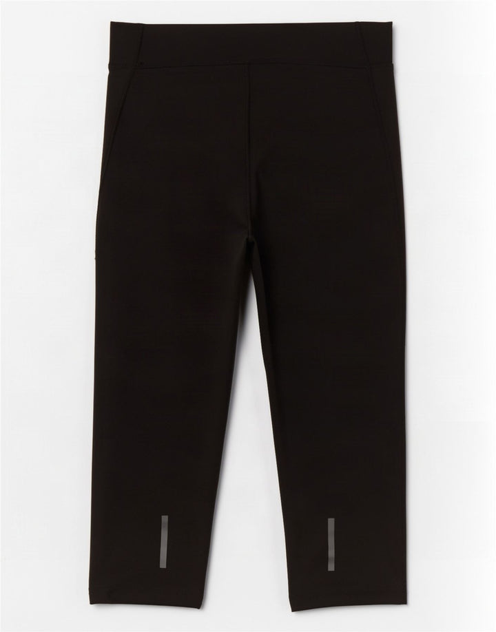 Legginsy Adidas Damskie Climalite Capri UK 8/10 Małe Czarne
