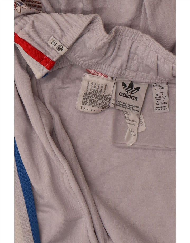 Adidas Chłopięce Spodnie Dresowe Joggery 12-13 Lat Szary Poliester