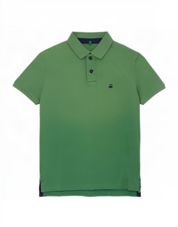 Męska koszulka polo Benetton, duża, zielona