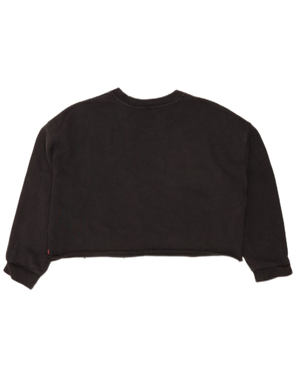 Damska bluza Levi's Crop Oversize UK 16, duże szare paski