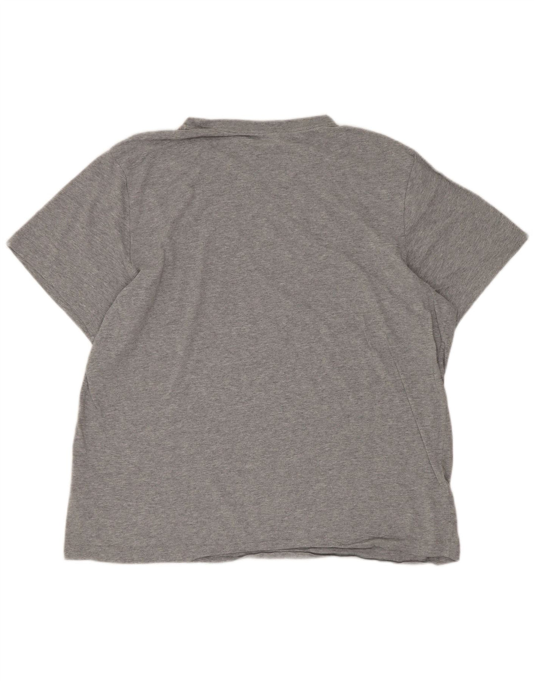 Męski T-shirt Nike Regular, duży, szary, bawełniany
