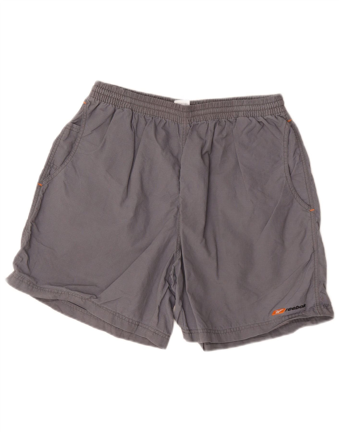 Męskie spodenki sportowe Reebok Średnioszary nylon