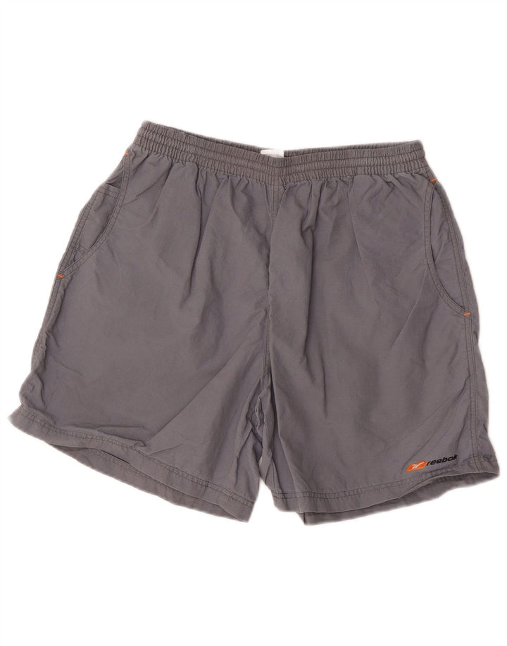 Męskie spodenki sportowe Reebok Średnioszary nylon