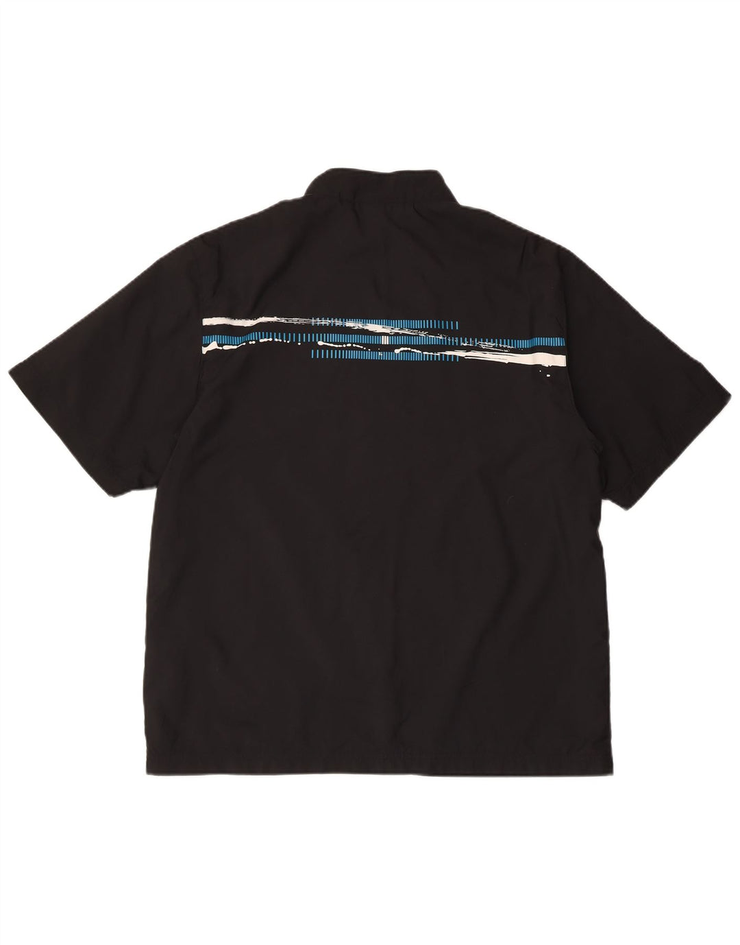 Adidas Męska bluza dresowa z krótkim rękawem, mała czarna poliester