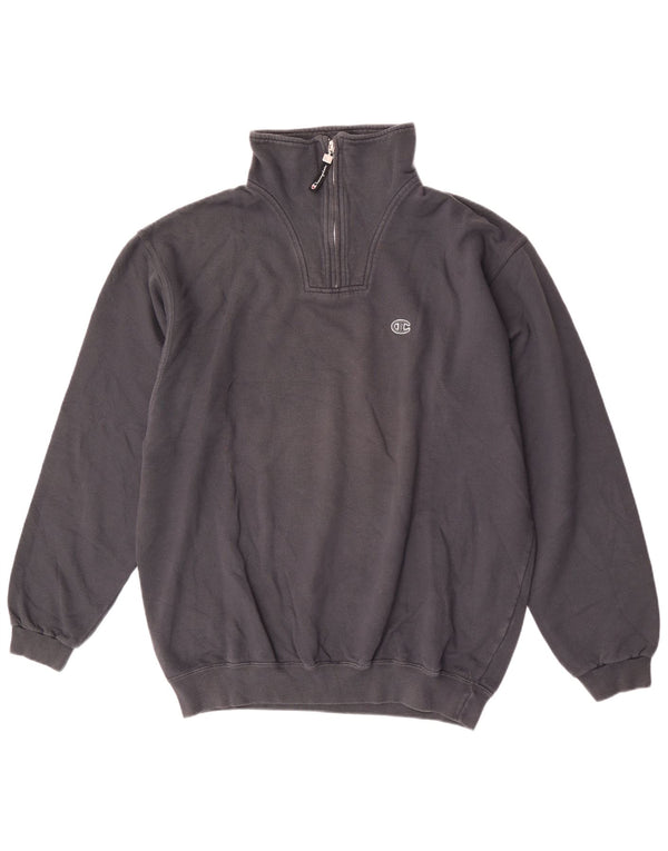 Męski sweter Champion z zamkiem błyskawicznym, 2XL, szara bawełna