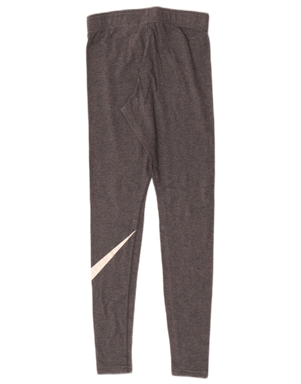 Damskie legginsy Nike Graphic UK 4 XS, szara bawełna