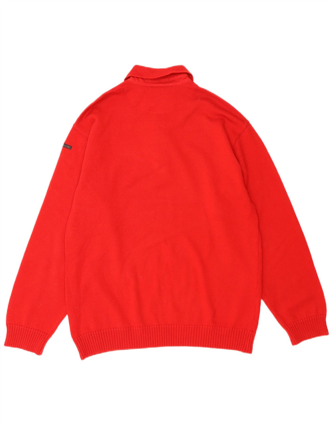 Męski sweter polo Sea & Sky XL, czerwona wełna