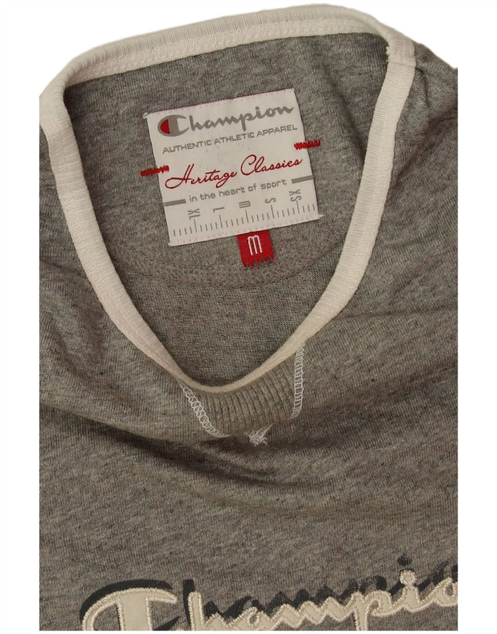 Koszulka damska Champion Heritage Classics Graphic Top UK 14 Medium Grey