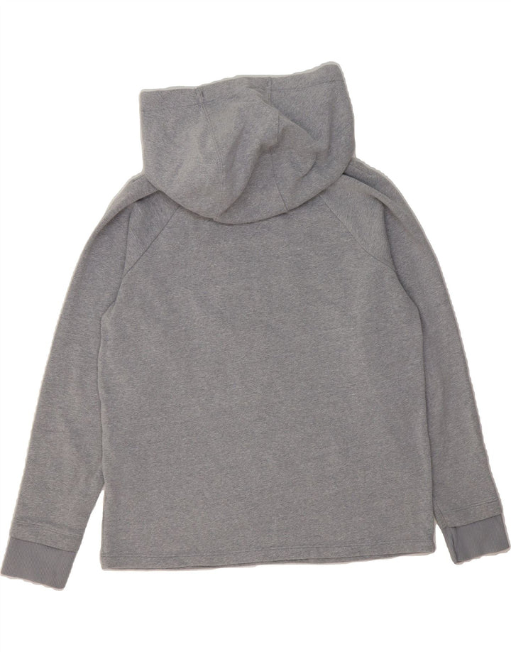 UNDER ARMOUR Womens Oversized Graphic Hoodie Jumper UK 10 Small Grey Vintage Under Armour and Second-Hand Under Armour from Messina Hembry 