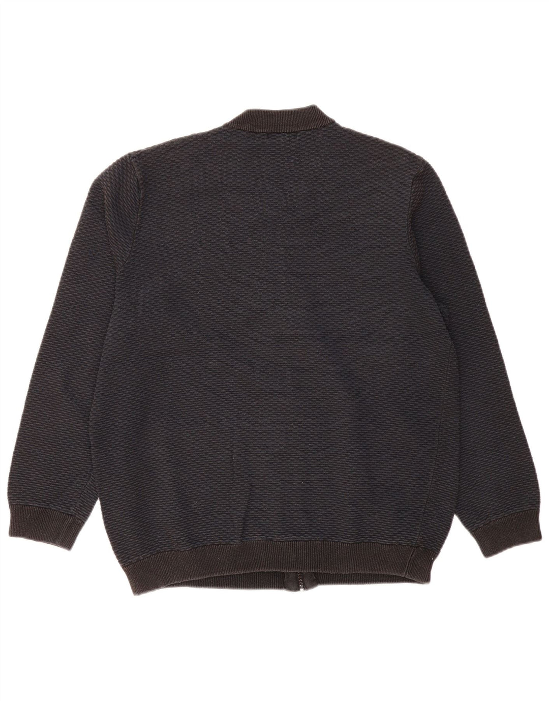 Marks & Spencer Męski sweter rozpinany na zamek, 2XL, czarny, bawełniany