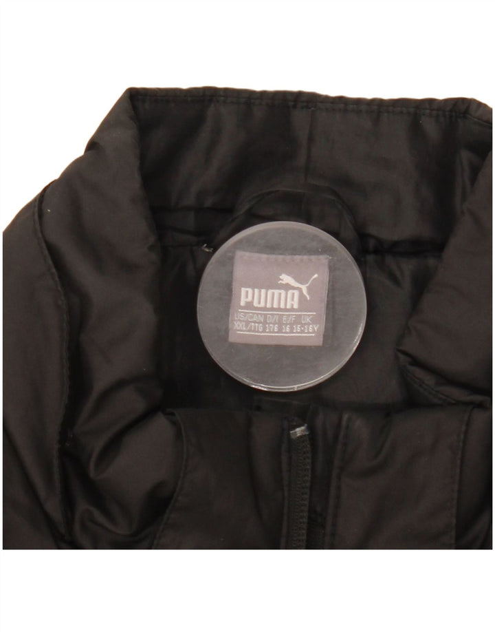 Puma Chłopięca Ocieplana Kurtka 15-16 Lat 2XL Czarna