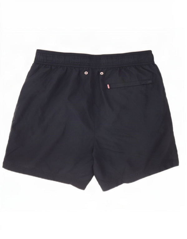 Jack Wills Mens Swimming Shorts Medium Navy Blue Polyester