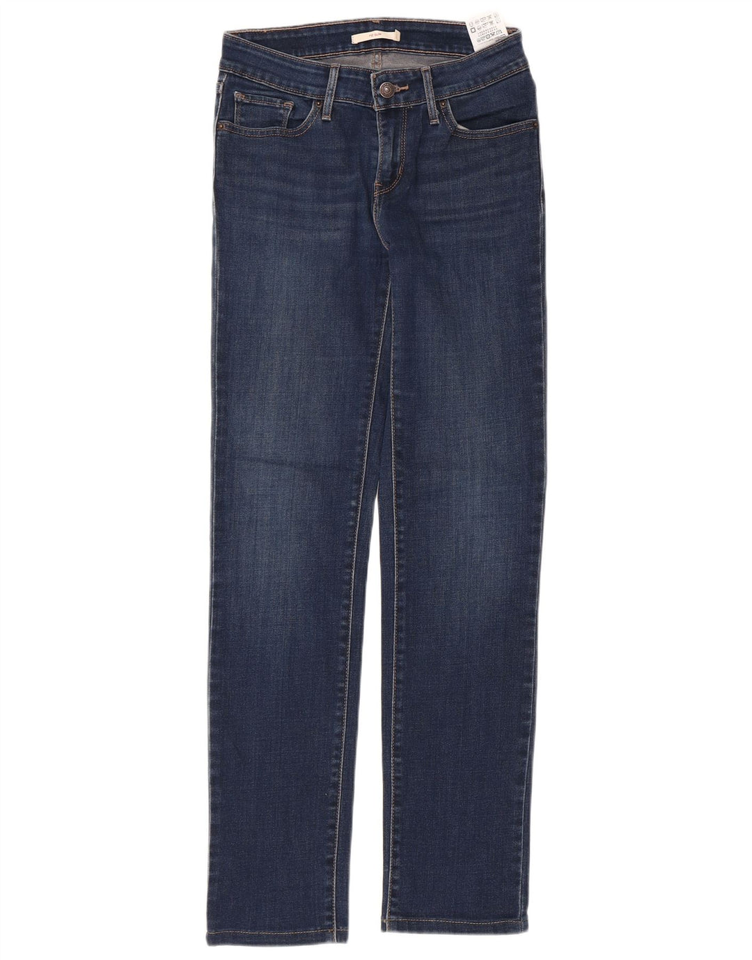 Damskie jeansy Levi's 712 Slim W26 L29 Niebieskie bawełniane