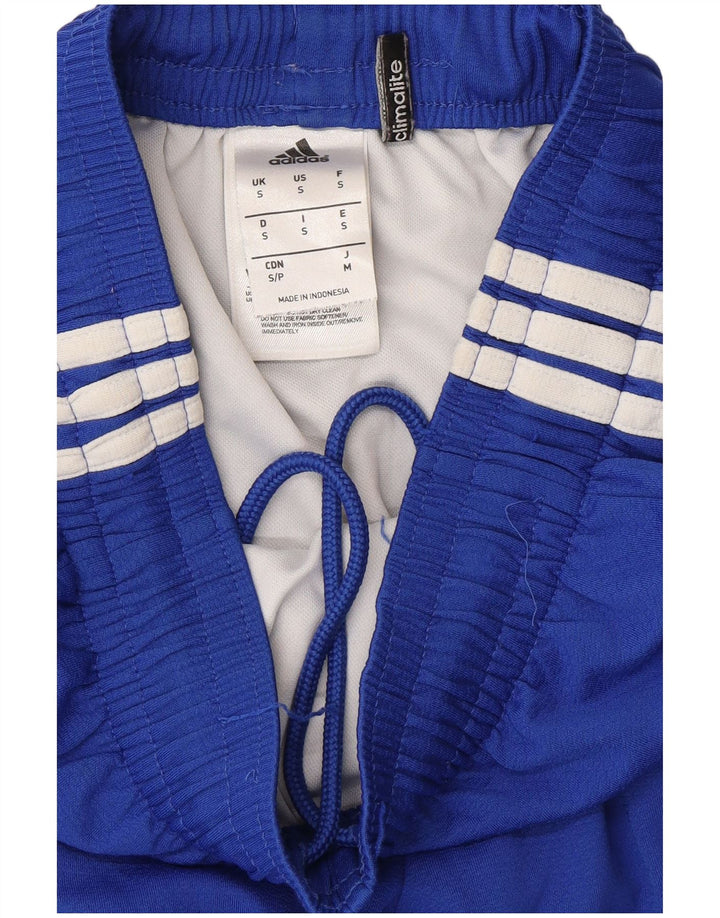 Męskie spodenki sportowe Adidas Climalite, małe, niebieskie, poliestrowe