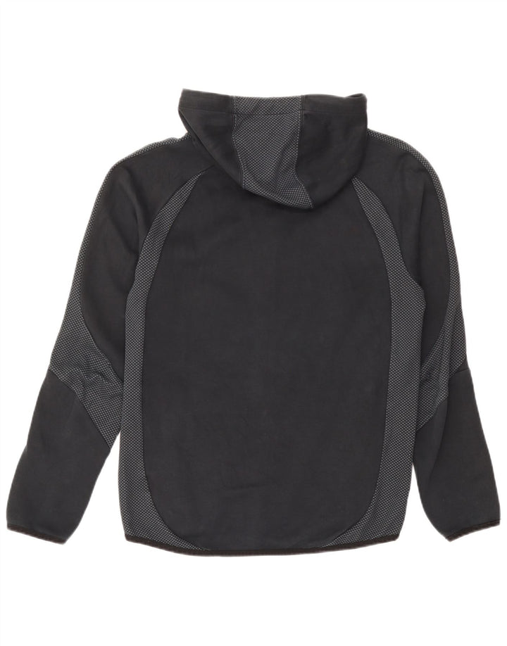 Męski sweter Puma z kapturem i zamkiem, średni czarny, bawełniany w cętki