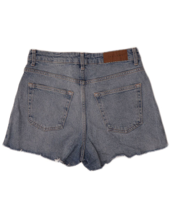 Damskie spodenki jeansowe z wysokim stanem Topshop Mom UK 12 Medium W30 Blue