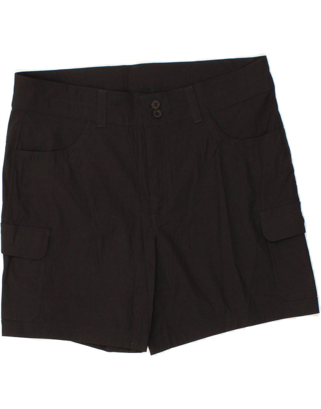 EDDIE BAUER Womens Cargo Shorts US 14 XL W36  Black Nylon Vintage Eddie Bauer and Second-Hand Eddie Bauer from Messina Hembry 