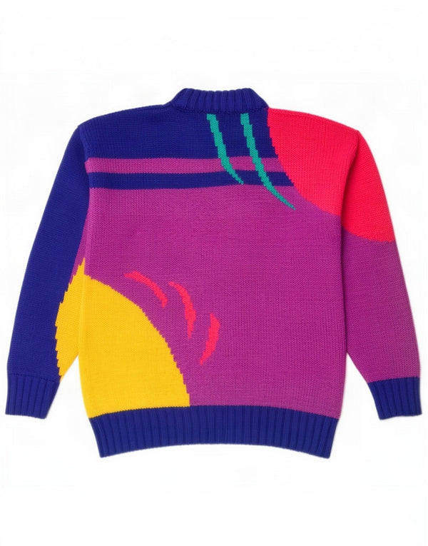 Fila Damski sweter z golfem IT 50 XL Wielokolorowy blok kolorów