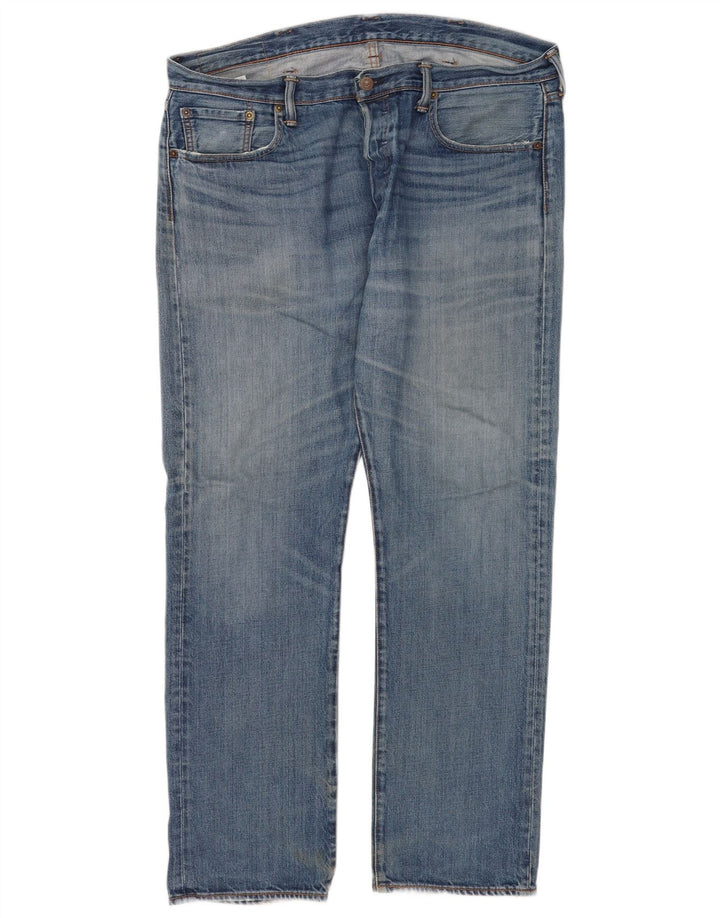 Męskie jeansy Levi's 501 Straight W38 L32 Niebieskie bawełniane