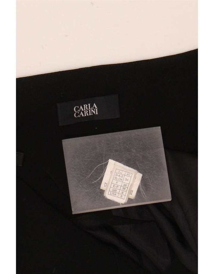 Spódnica damska Carla Carini o linii A UK 8 Small W28 Czarny poliester