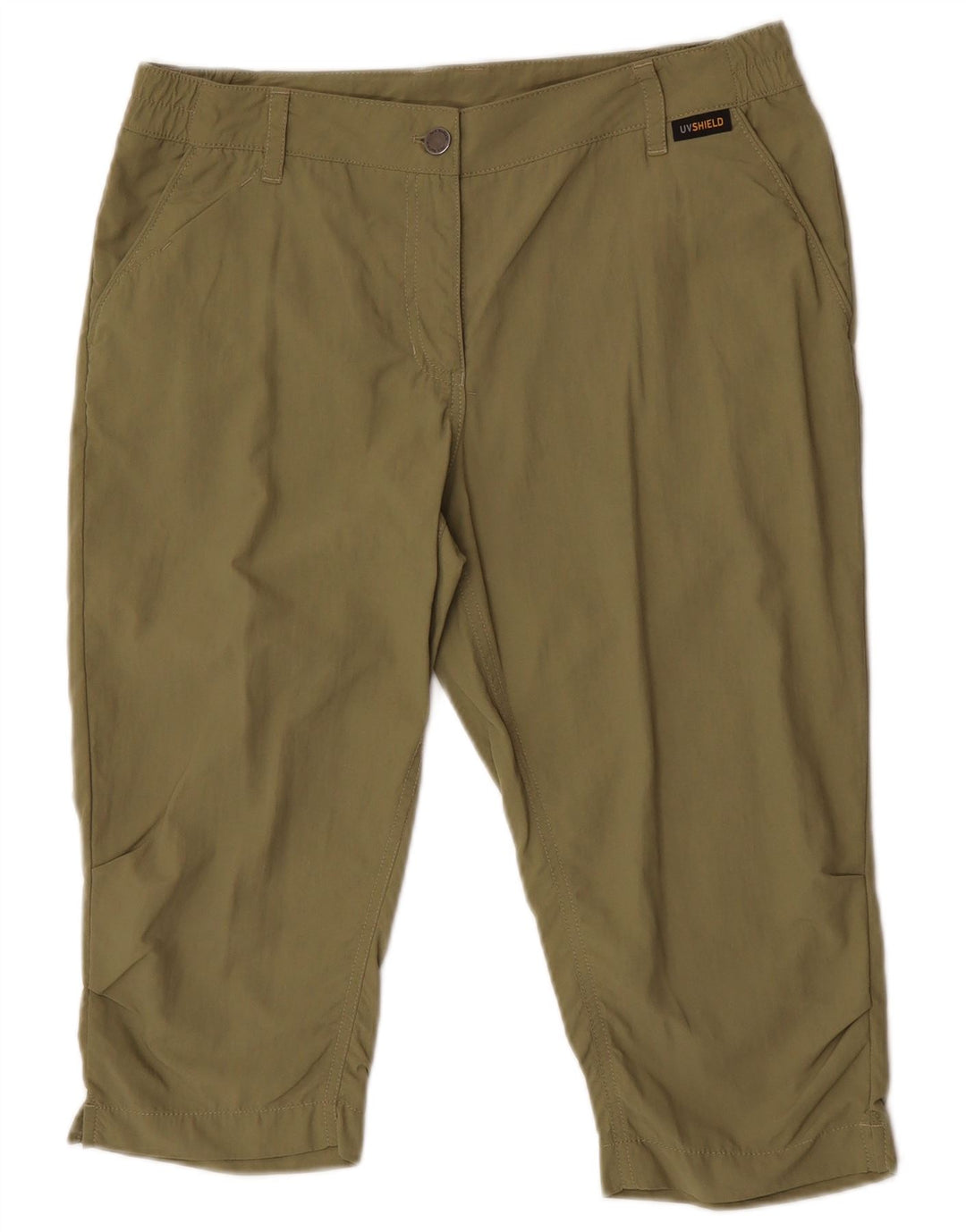 Damskie bermudy Jack Wolfskin UK 10 Small W32 Khaki Poliamid