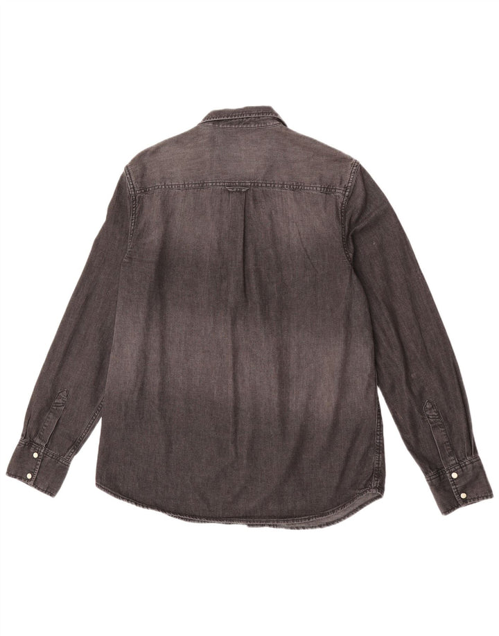 Męska koszula dżinsowa Superdry XL, szara, bawełniana