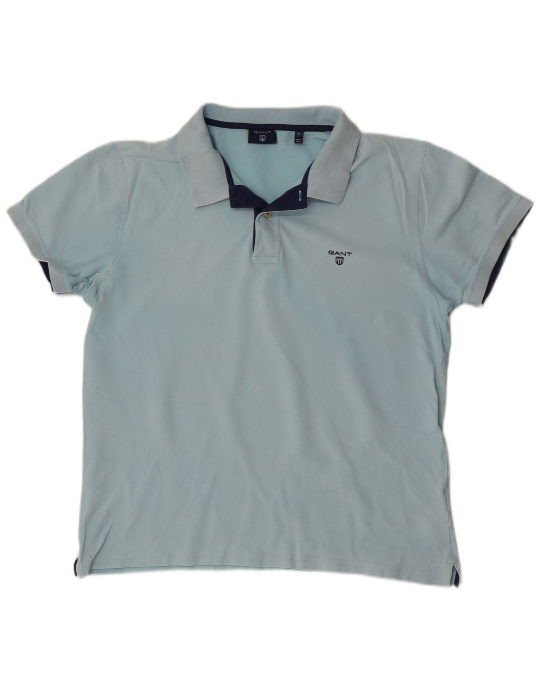 Męska koszulka polo Gant XL, niebieska, bawełniana