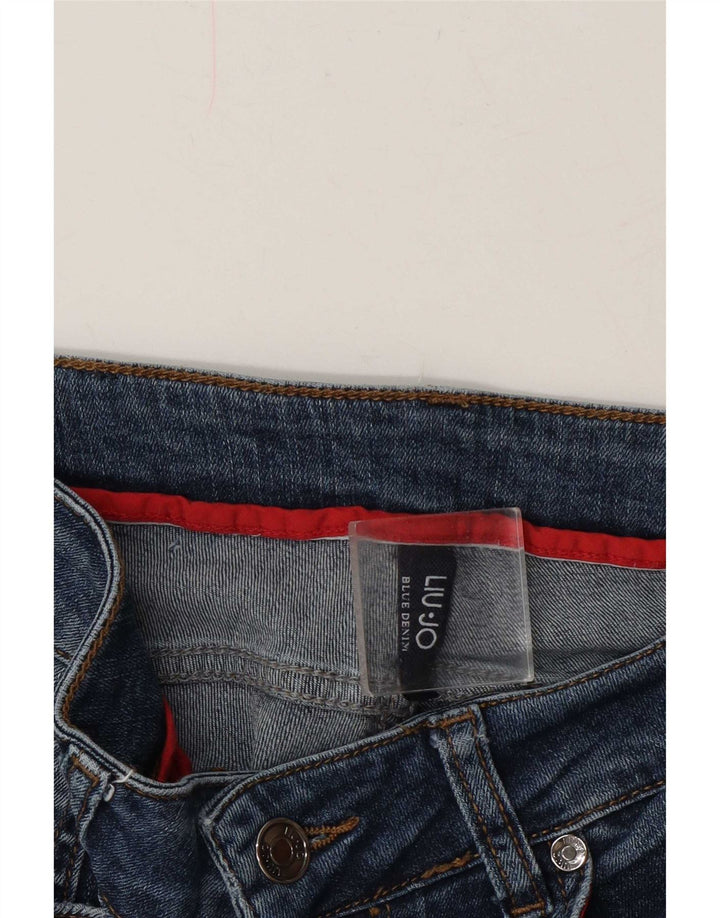 Damskie jeansy Liu Jo W30 L32 Niebieskie
