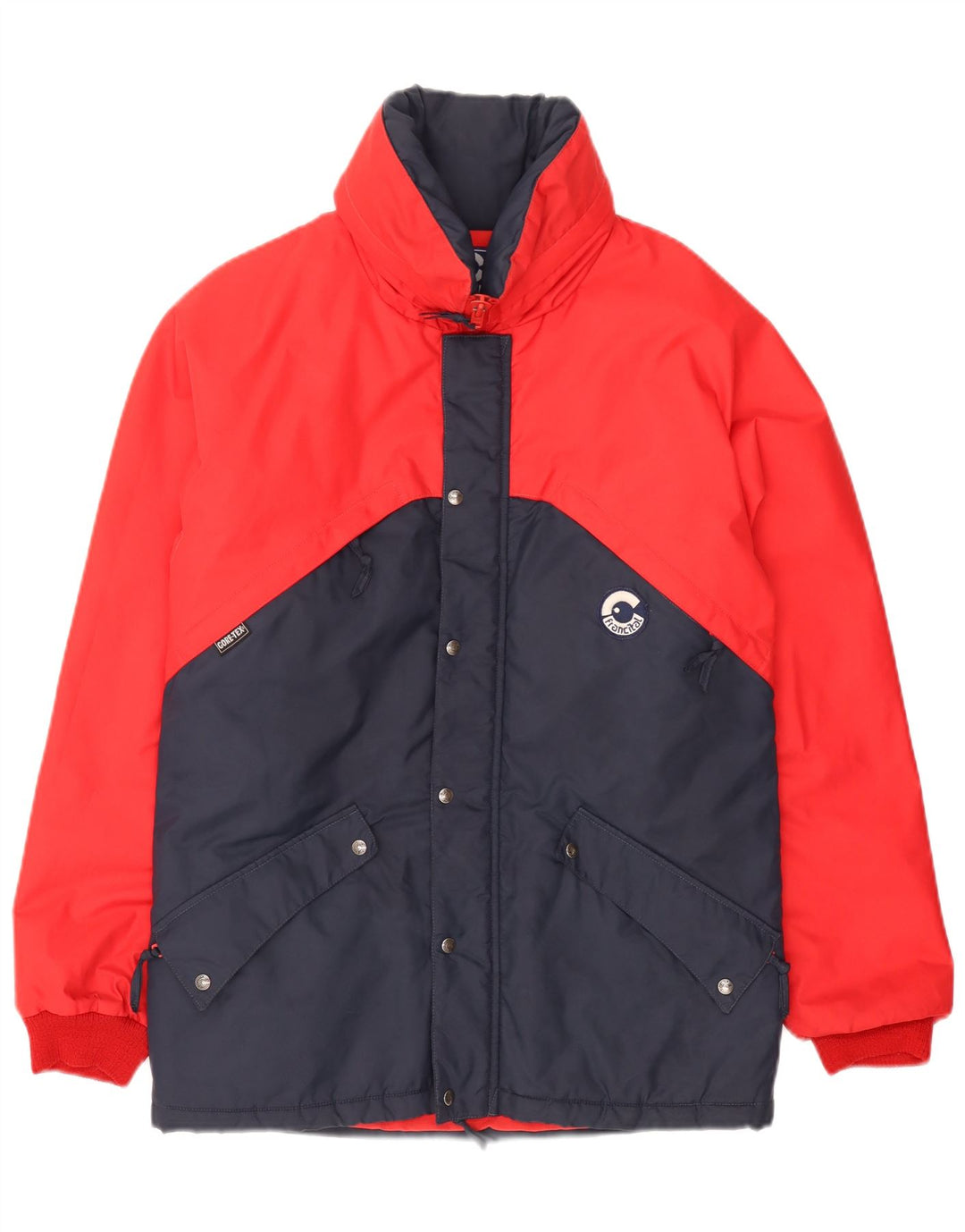 Męska kurtka narciarska Francital Gore-Tex z kapturem UK 38 w kolorze średnio czerwonym