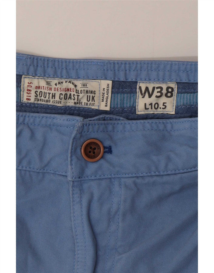 Męskie spodenki Chino Fat Face W38 XL, niebieska bawełna