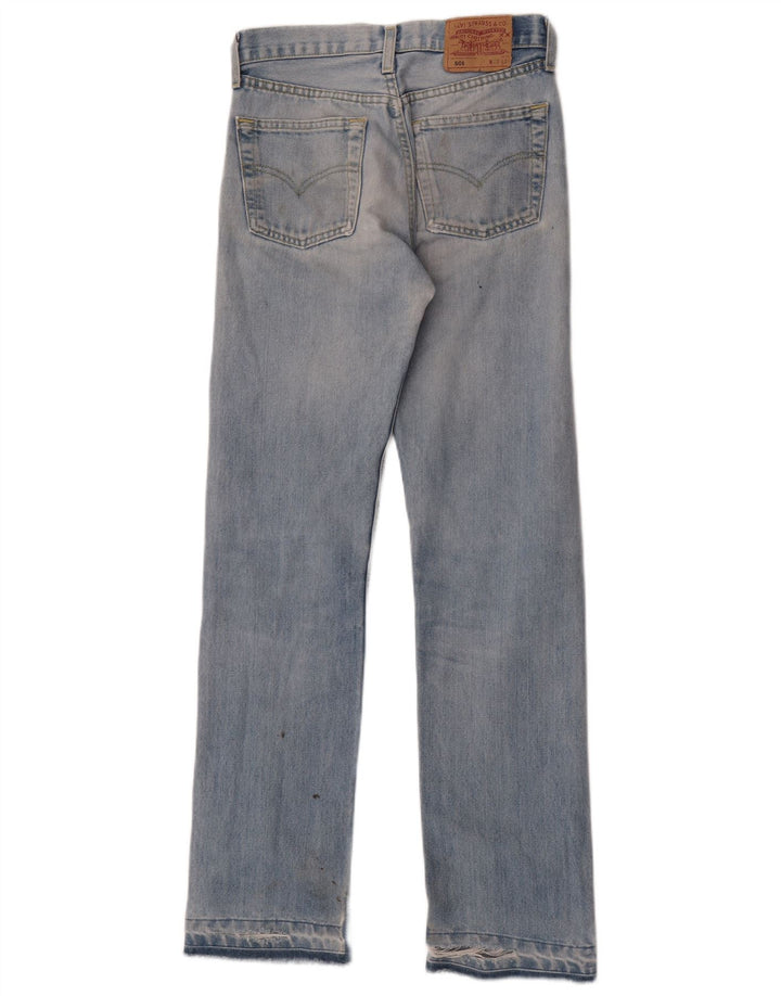 Damskie jeansy Levi's 501 Straight W29 L31 Niebieskie bawełniane