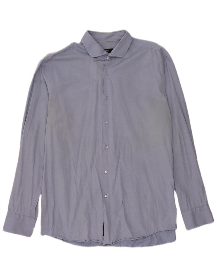 Koszula męska Hugo Boss Slim Fit, rozmiar 43 17 XL, niebieska