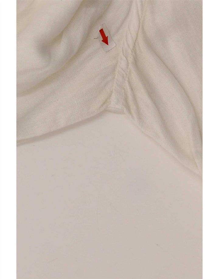 Koszula męska Etro 2XL Biała lniana