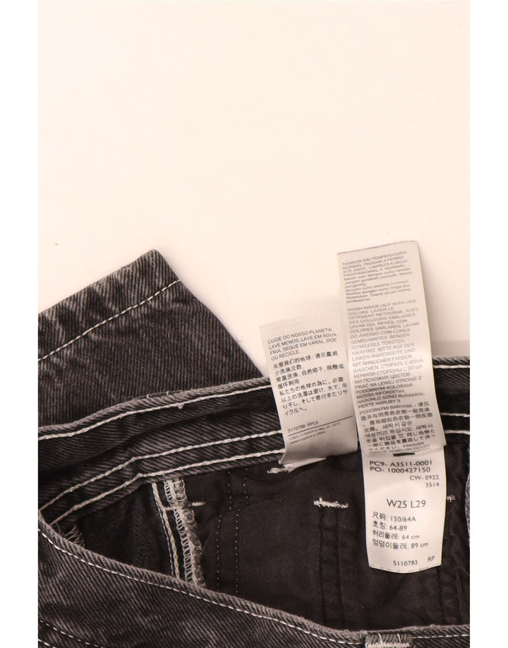Damskie dżinsy Levi's Cargo Tapered W25 L26 Szara bawełna