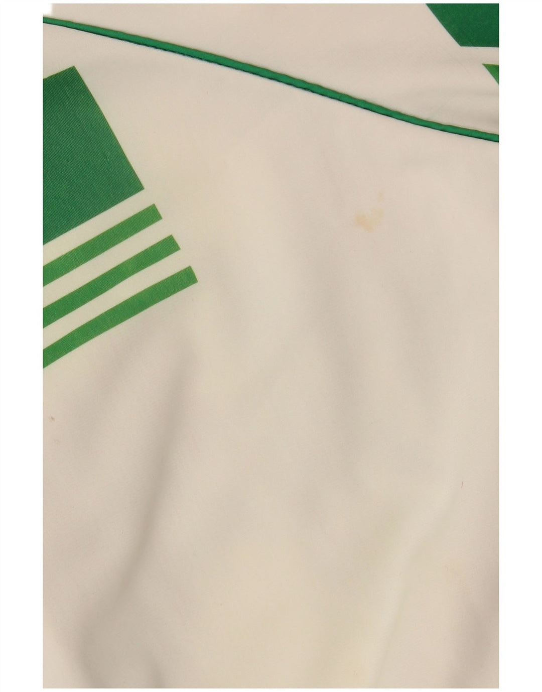 Męska kurtka dresowa w stylu vintage 2XL Biały nylon z blokami kolorów