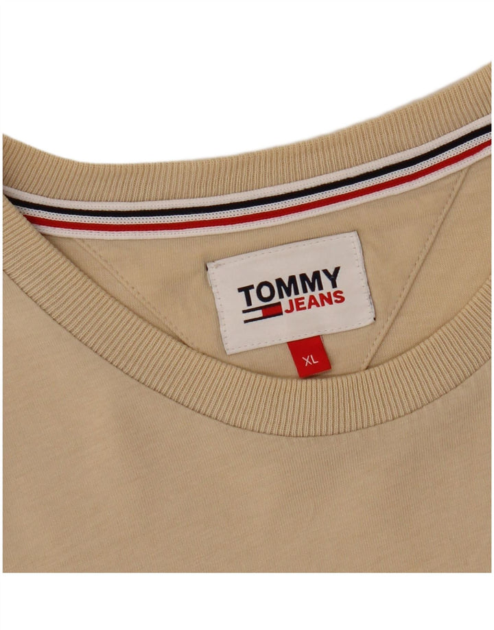 T-shirt męski TOMMY HILFIGER Top XL beżowy