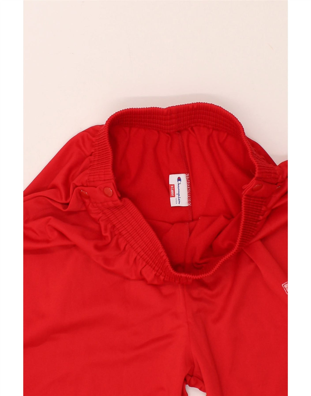 CHAMPION Womens Tracksuit Trousers UK 18 XL Red Polyester Vintage Champion and Second-Hand Champion from Messina Hembry 