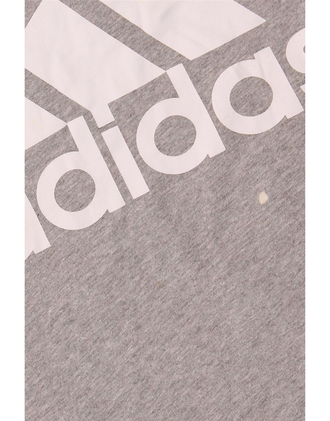 Damska koszulka graficzna Adidas Top UK 12 Średnia szara bawełna